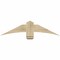 Ekena Millwork Bellingham Rough Sawn Timber Gable Bracket, Douglas Fir, 48"W x 12"H x 2"D x 6"F, 6/12 Pitch GBW048X12X0206BEL00RDF - alternate 1